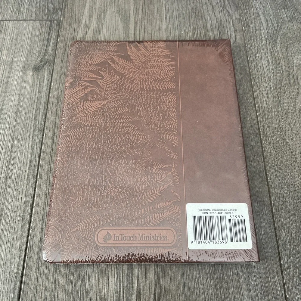 In Touch Ministries - Dr. Charles Stanley - Notetakers Journal Brown New Sealed